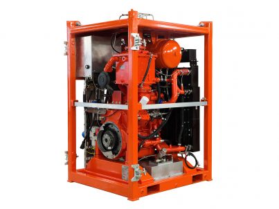 ATEX Zone 2 modular, lightweight UHP pump unit - engine module.