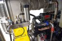 Inside a MultiJet fishnet cleaning pump unit.