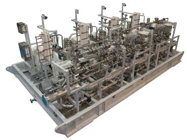 Methanol injection skid package