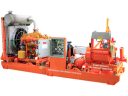 Modular waste injection pump skid package