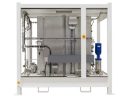 Decontamination pumps with water storage tank