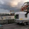 Ammlee hydroblast work at Belfast Harbour