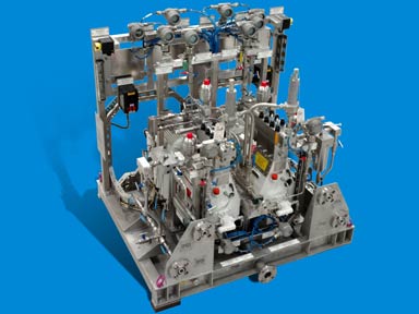 ATEX Zone 1 TEG injection skid.