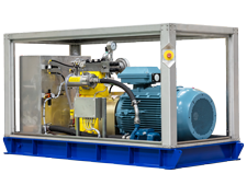 Water jetting pump - electric