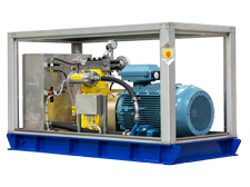 Industrial electric-drive pump skid