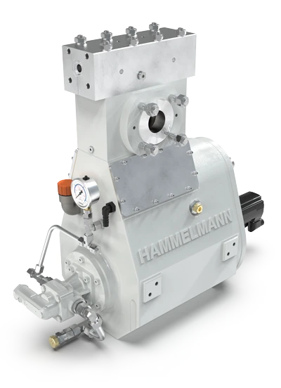 A trailer-mounted high pressure water jetting pump in the yard at our Worcester factory
