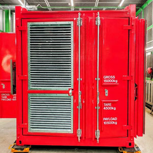 The ATEX Zone 2 offshore vacuum package in our test bay.