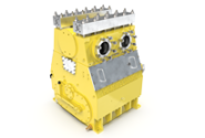 Hammelmann HDP 680 series reciprocating plunger pump.