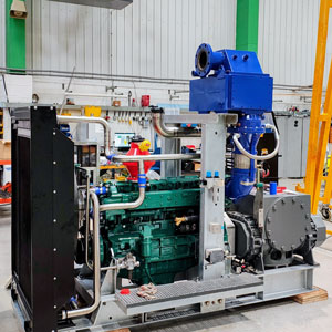 The vacuum skid is in build and will then be fitted into the offshore container.